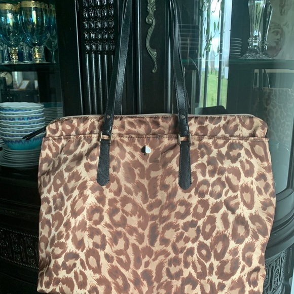 Kate Spade Leopard Tote Bag - Picture 1 of 7
